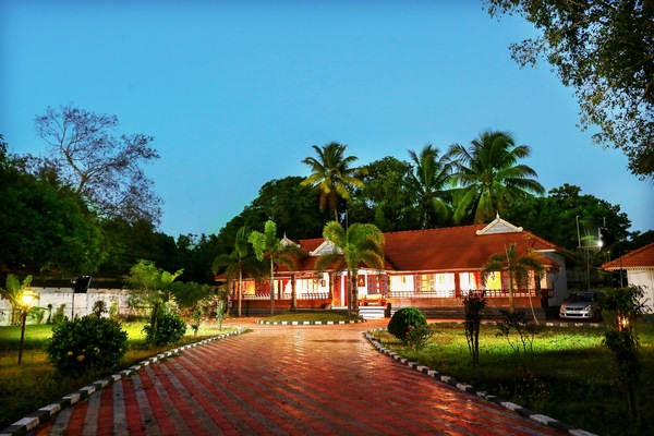 Front of property - evening/night