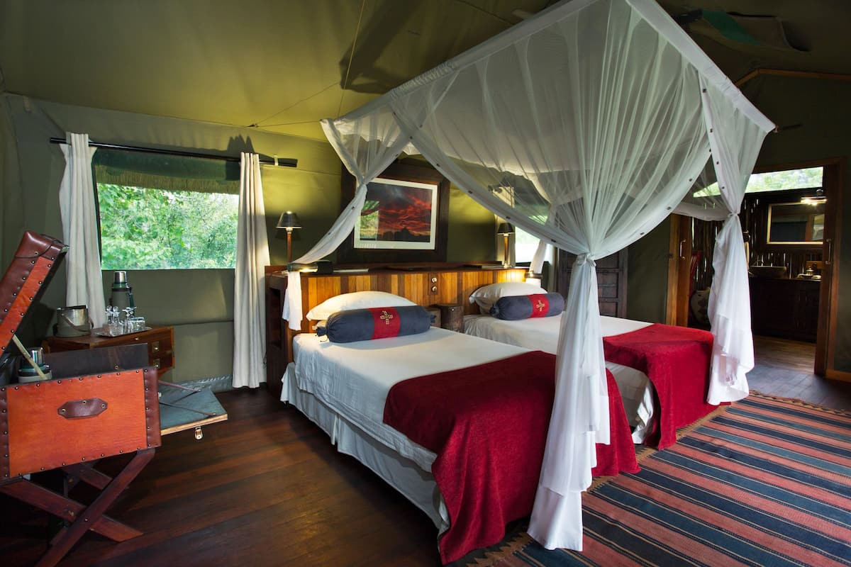 3 slaapkamers, luxe beddengoed, een kluis op de kamer