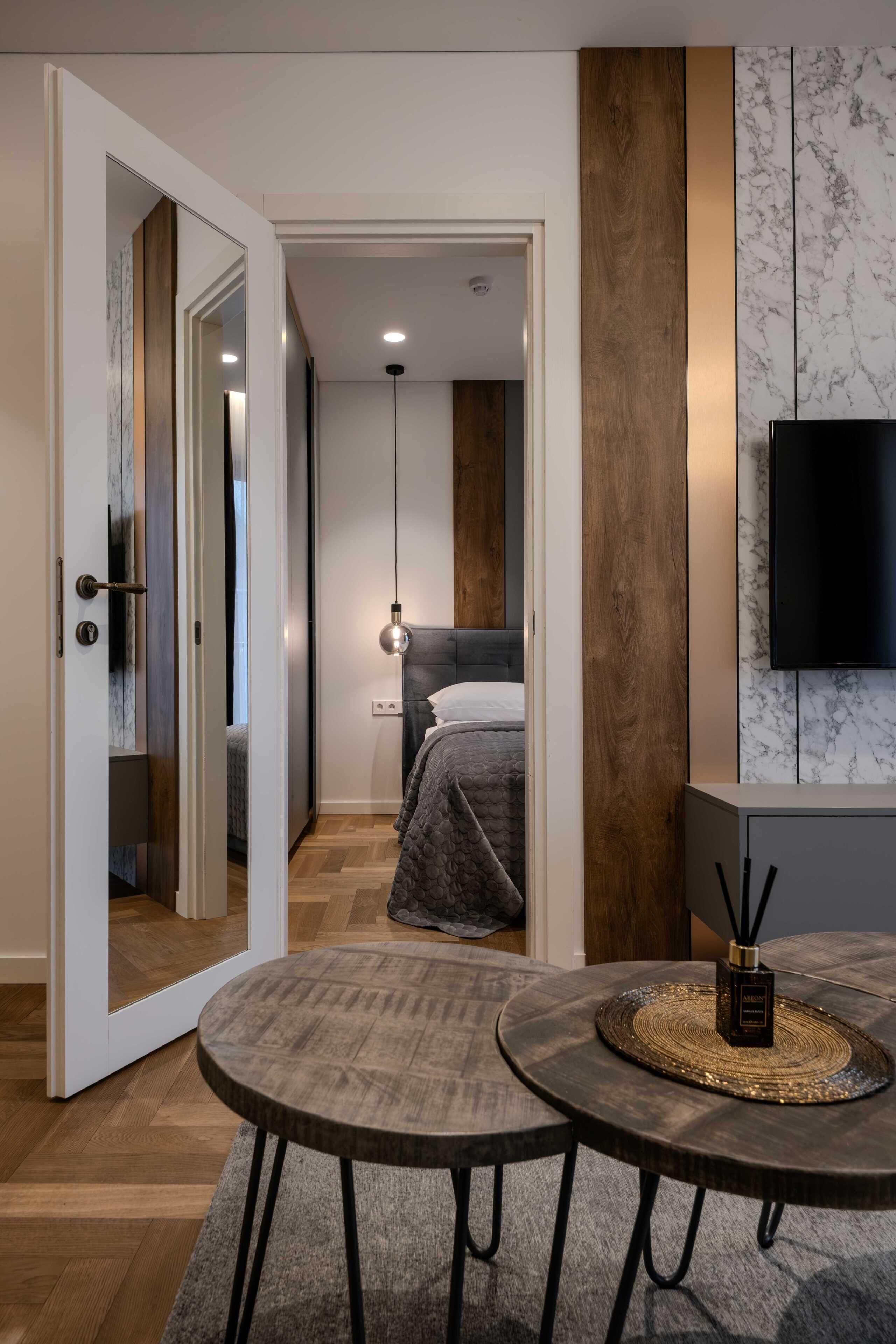 Premium Apartment, 1 Bedroom, Kitchen, Courtyard View | Living area | 130-cm flat-screen TV with digital channels, TV