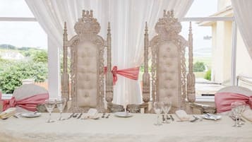 Indoor wedding