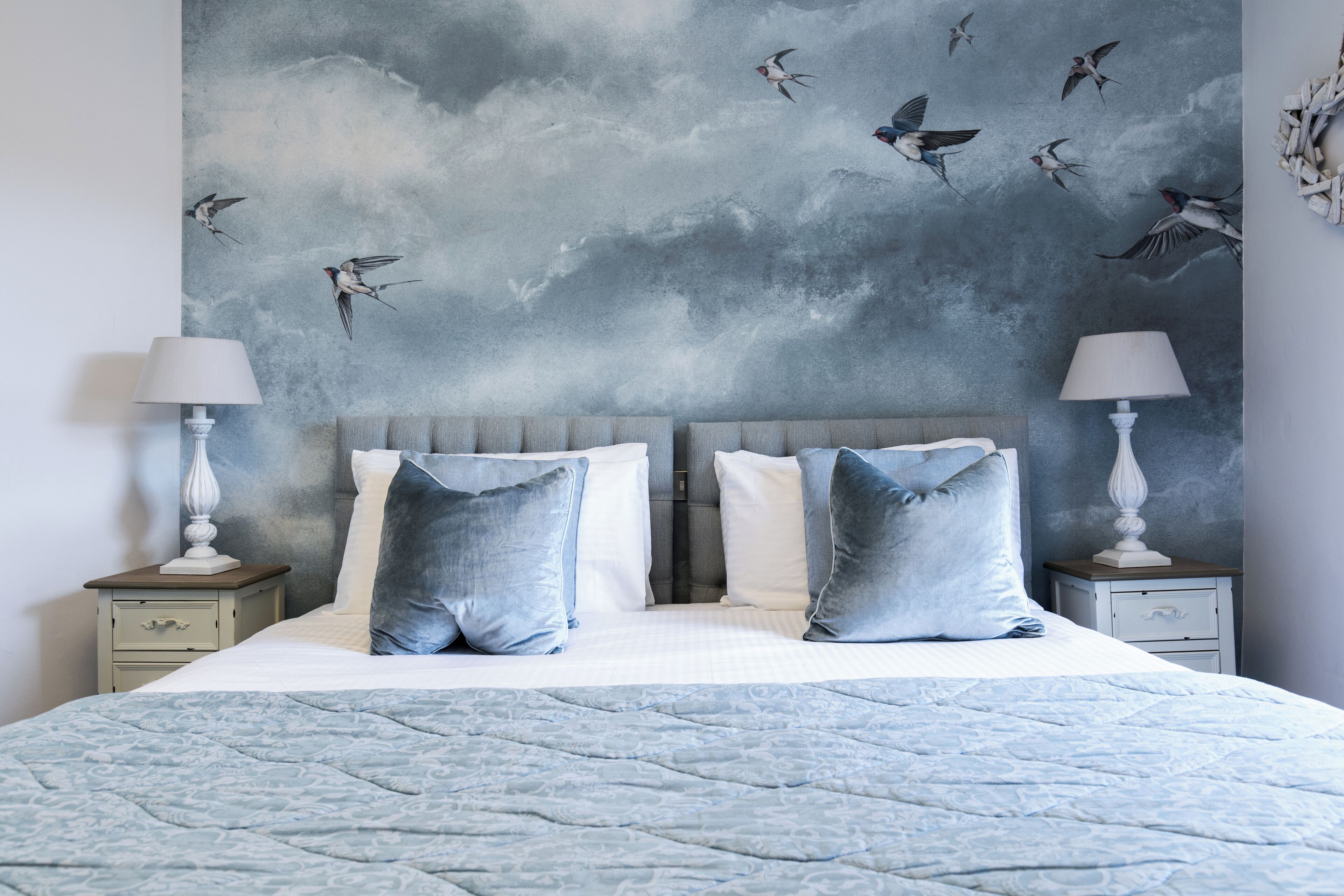 double or twin room, ensuite, garden view (room 7) | hypo-allergenic bedding, free wifi, bed sheets