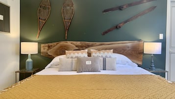 Premium bedding, individually decorated, individually furnished