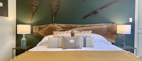 Premium bedding, individually decorated, individually furnished