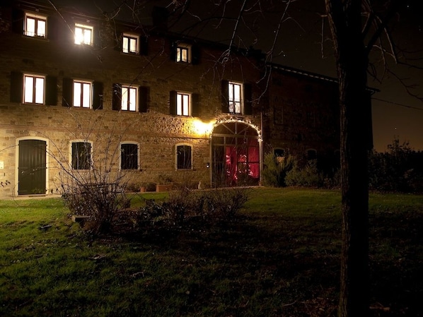 Front of property - evening/night