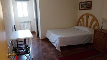 Blackout curtains, rollaway beds