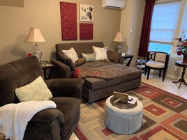 Cottage, 1 Bedroom | Living area | 32-inch flat-screen TV with digital channels, TV, Netflix