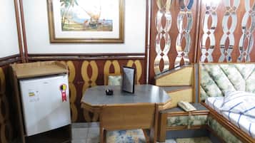 Minibar, desk, blackout curtains, free WiFi