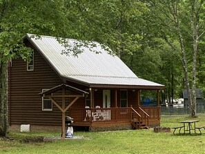 Traditional Cabin, Multiple Beds, Mountain View | Terrace/patio