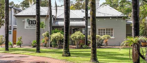 Fassade der Unterkunft