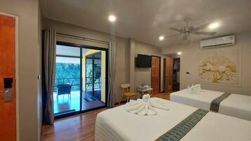 Premium bedding, minibar, in-room safe, desk