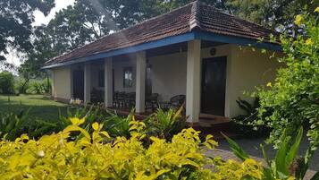 Chambre Standard avec lits jumeaux, 1 chambre, en front de plage | Coin séjour