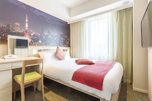 Blackout curtains, iron/ironing board, free WiFi, bed sheets