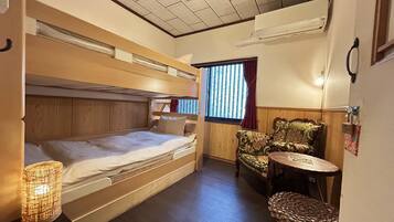 Desk, blackout curtains, free WiFi