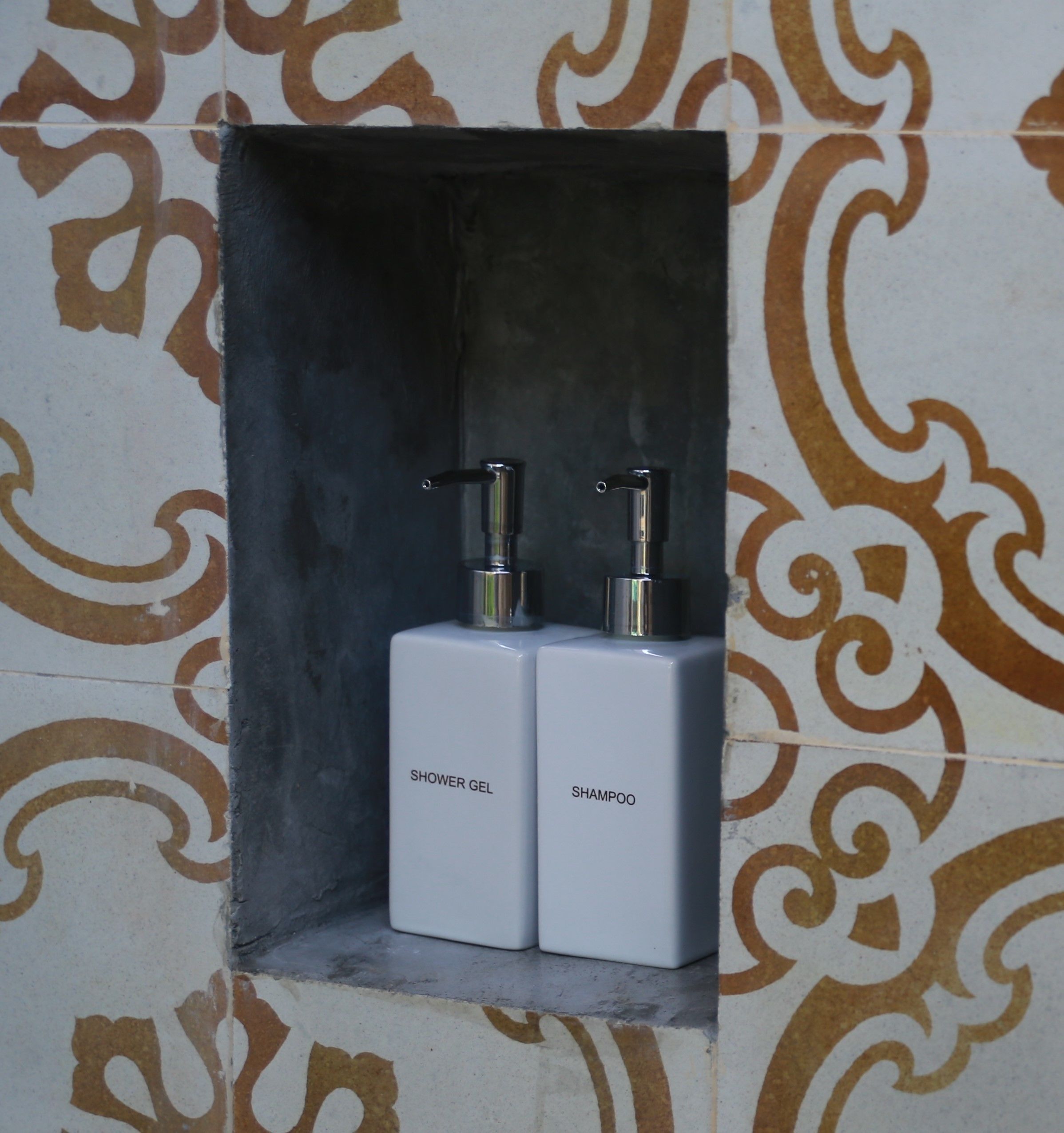 private horizon pool villa | bathroom amenities | shower, rainfall showerhead, free toiletries, hair dryer