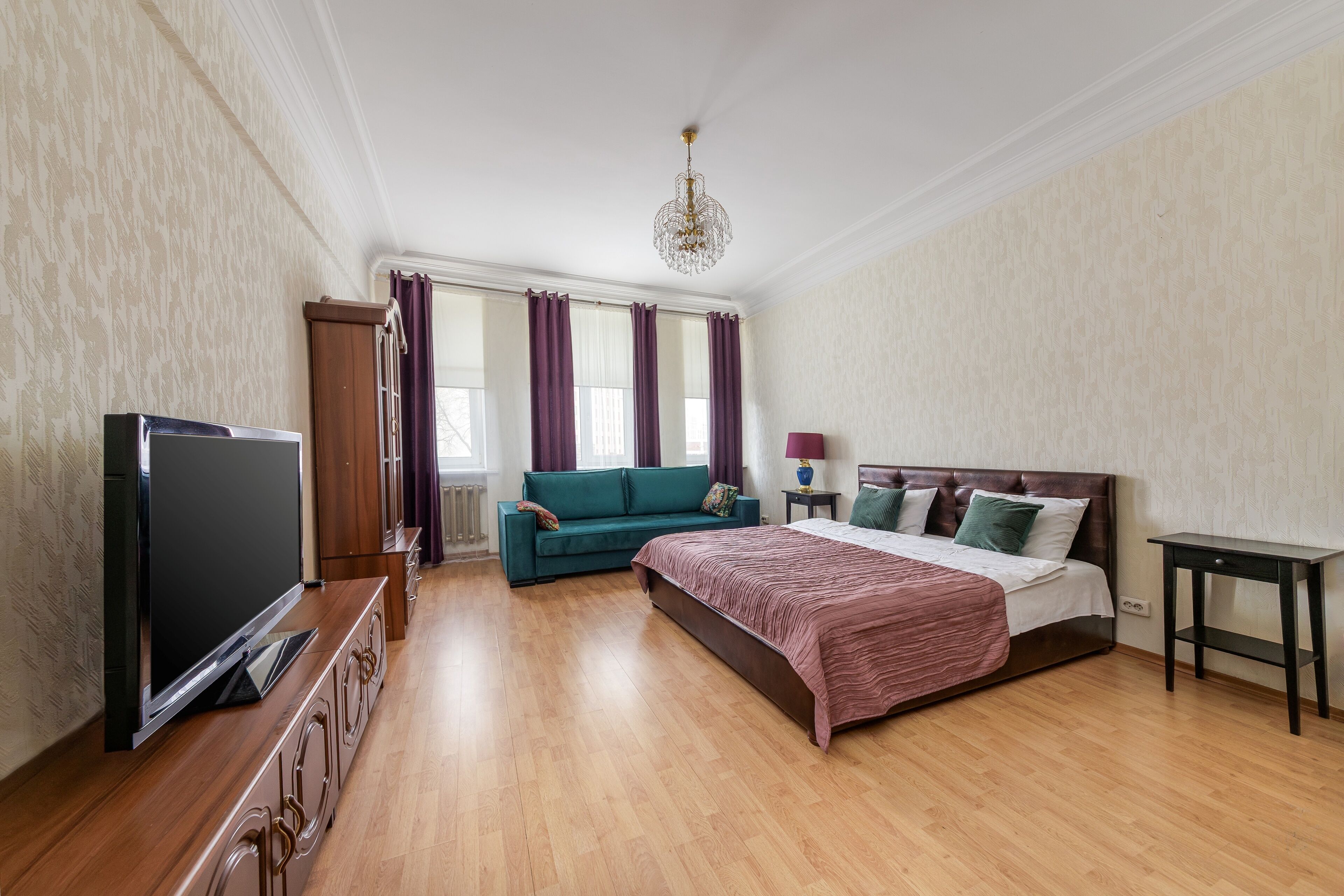 Appartamento, 2 camere da letto (39, Karla Marksa Str.) | Biancheria da letto di alta qualità, ferro/asse da stiro, Wi-Fi gratuito