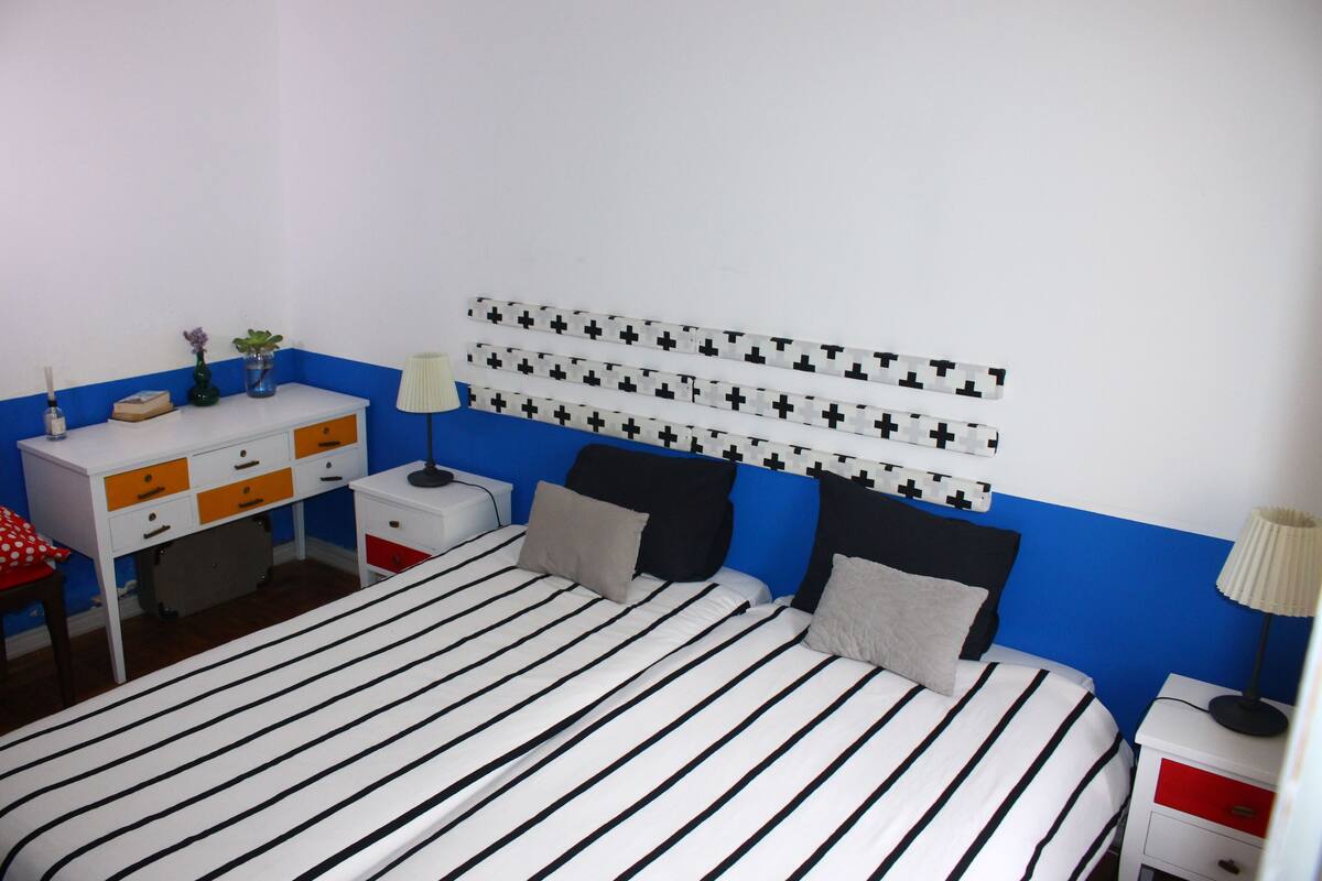 Basic Double or Twin Room, 2 Single Beds, Shared Bathroom | In-room safe, blackout curtains, rollaway beds, free WiFi