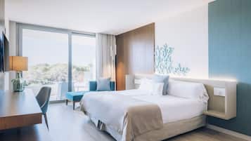 Double Room, Balcony, Pool View | View from room