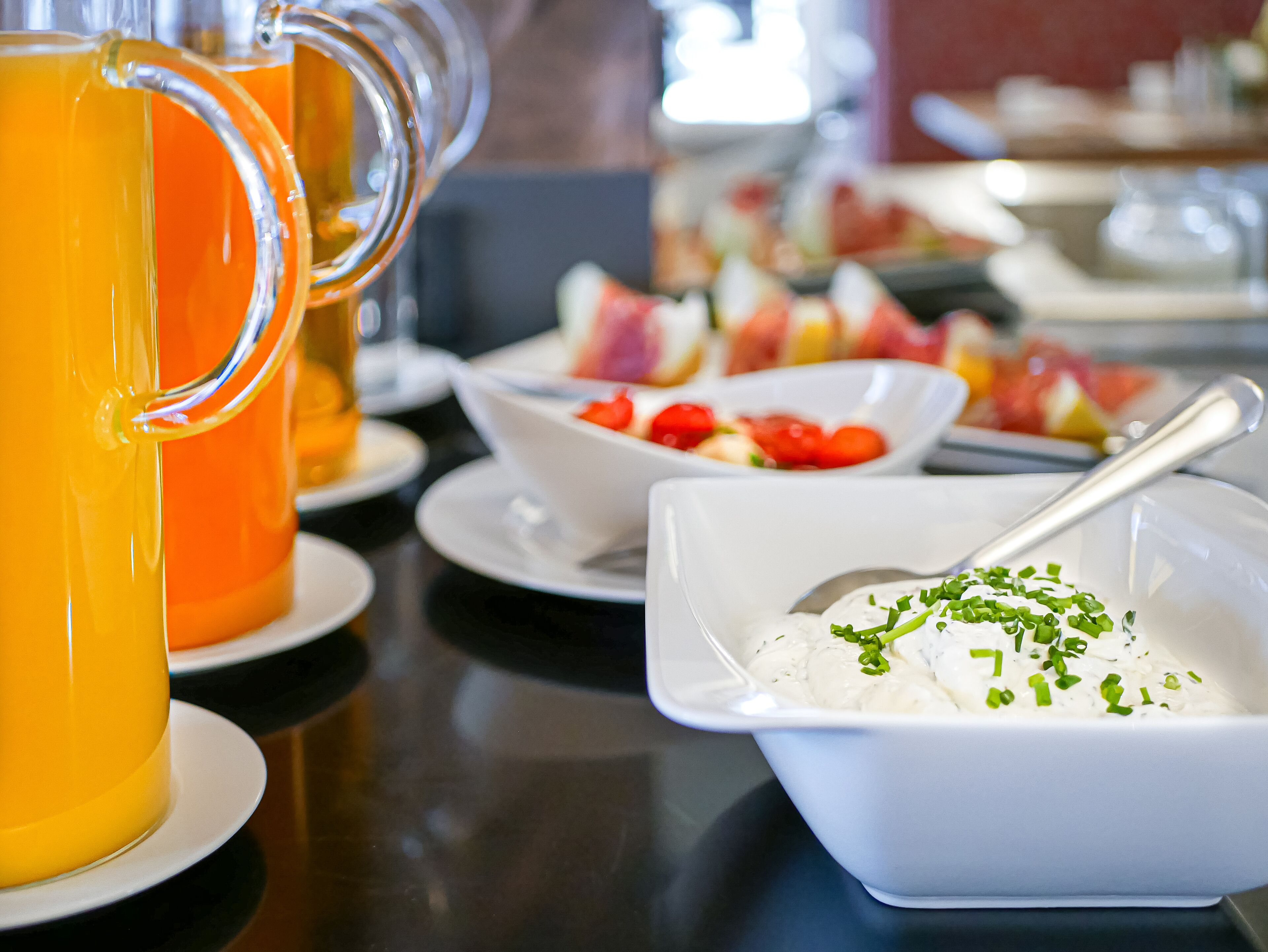 daily buffet breakfast (eur 10.00 per person)