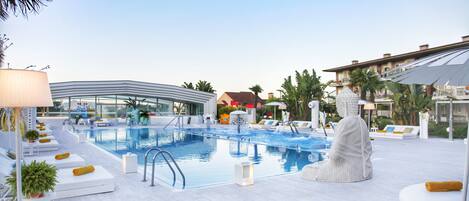 Sauna, hot tub, steam room, body treatments, 2 treatment rooms