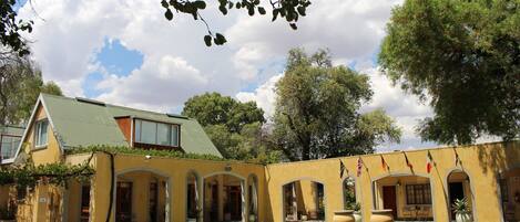 Majoituspaikan julkisivu