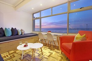 Paula's Sea Facing Studio  | Living room