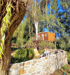 Romantic Tree House, 1 Bedroom (Tree House) | Individually decorated, individually furnished, free WiFi, bed sheets