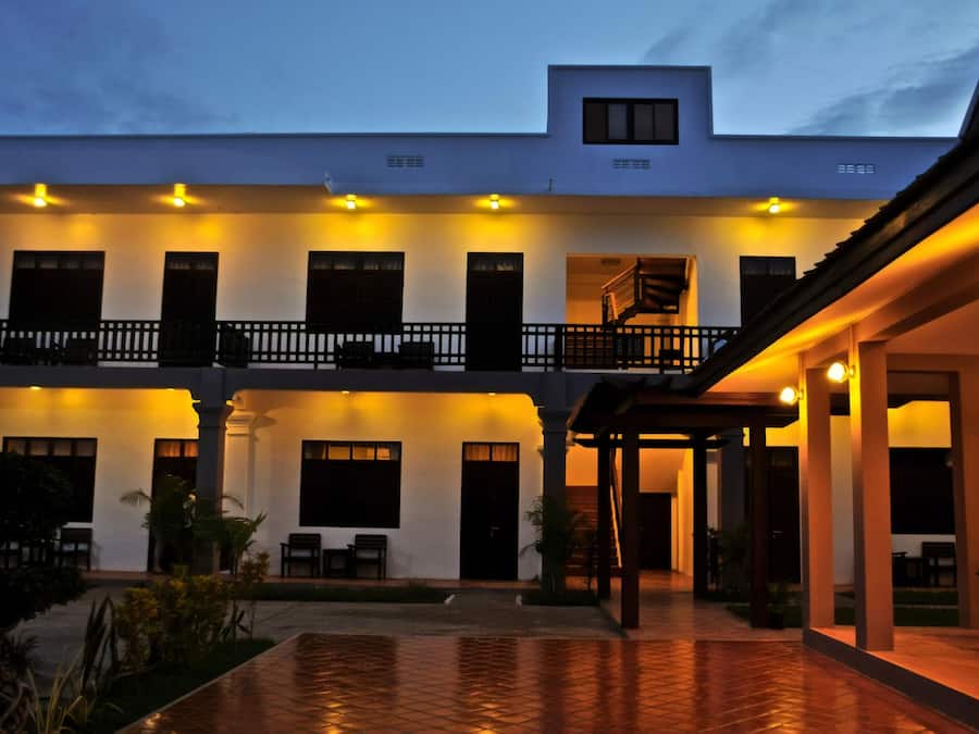 Front of property - evening/night