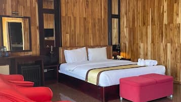 Deluxe-Doppelzimmer, 1 Doppelbett, Balkon, Gartenblick