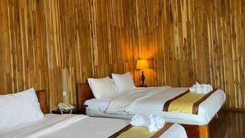 Deluxe Triple Room, City View | In-room safe, desk, laptop workspace, iron/ironing board (on request)