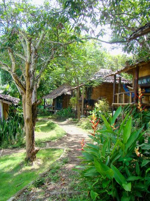 Vue depuis lâhĂ©bergement