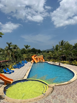 Outdoor pool, free pool cabanas, pool umbrellas - Relaxing Garden Resort (Sara)