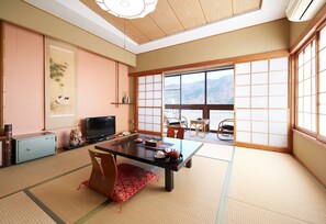 Habitación tradicional, para no fumadores (PrivateToilet, SharedBathroom,8Tatami) | Caja de seguridad en la habitación y wifi gratis 