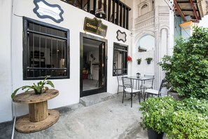 Façade de l’hébergement