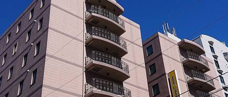 Façade de l’hébergement