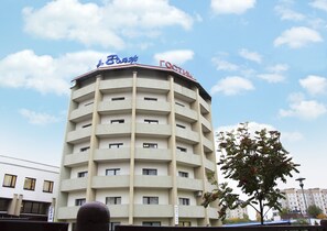 Majoituspaikan julkisivu