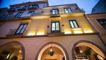 Front of property – evening/night