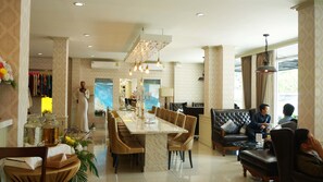 Sala de estar en el lobby