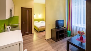 Standard Apartment, Kitchenette | Rollaway beds (surcharge), WiFi (free) - Apartment Fedkovycha (Lviv)