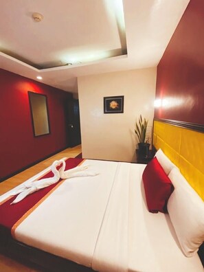 Standard Double Room | Blackout curtains, iron/ironing board, bed sheets