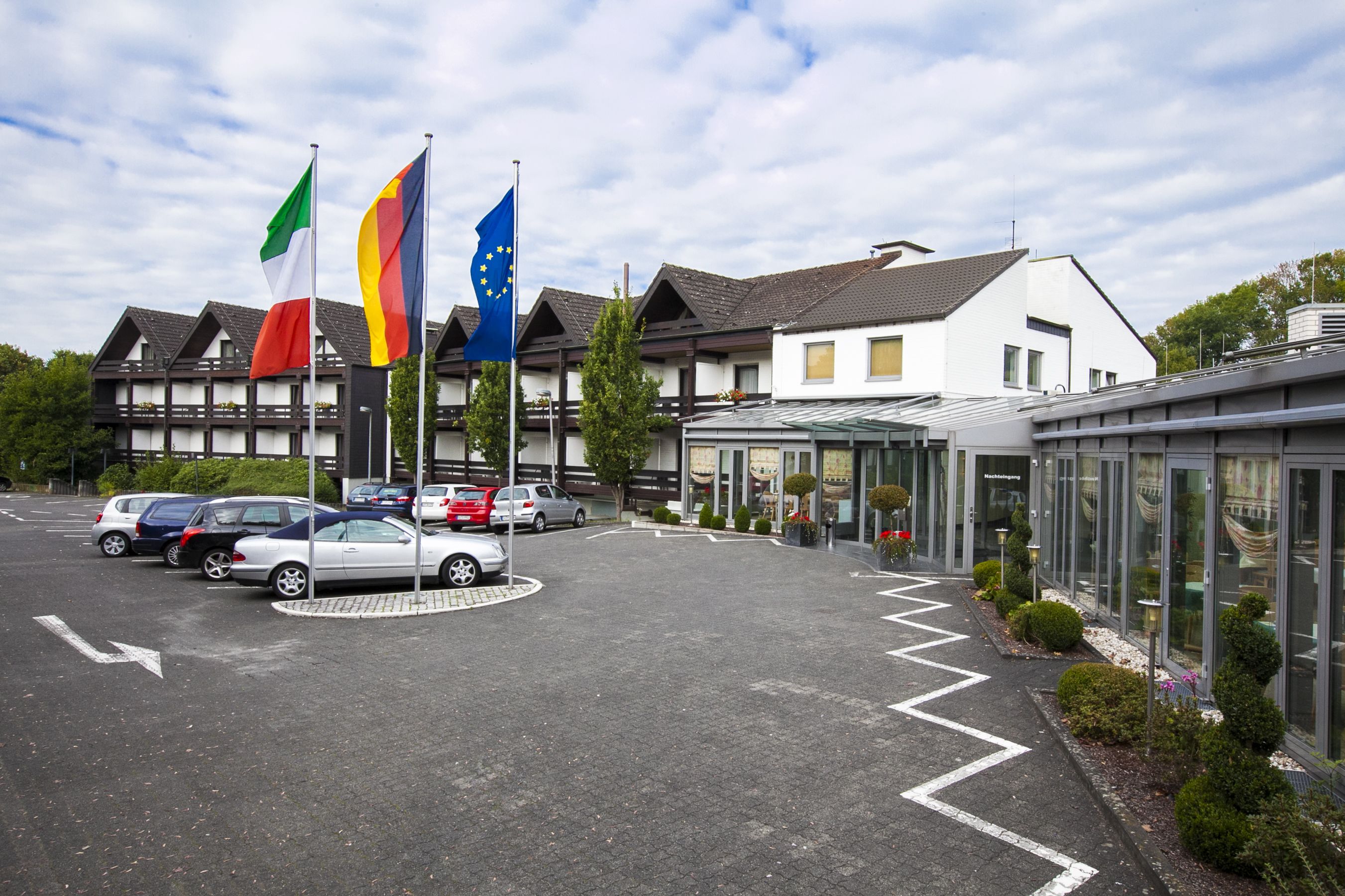 Fassade der Unterkunft