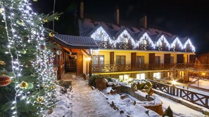 Front of property - evening/night