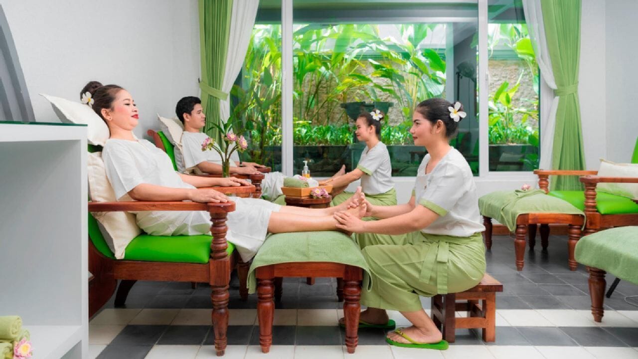body treatments, body scrubs, manicures and pedicures, massages