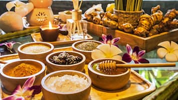 Body treatments, body scrubs, manicures and pedicures, massages