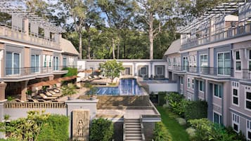 Outdoor pool, open 6:00 AM to 9:00 PM, pool umbrellas, pool loungers