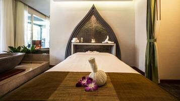 Body treatments, body scrubs, manicures and pedicures, massages