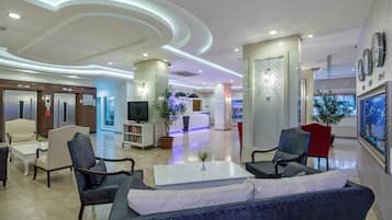 Sala de estar en el lobby