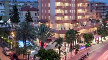 Front of property - evening/night