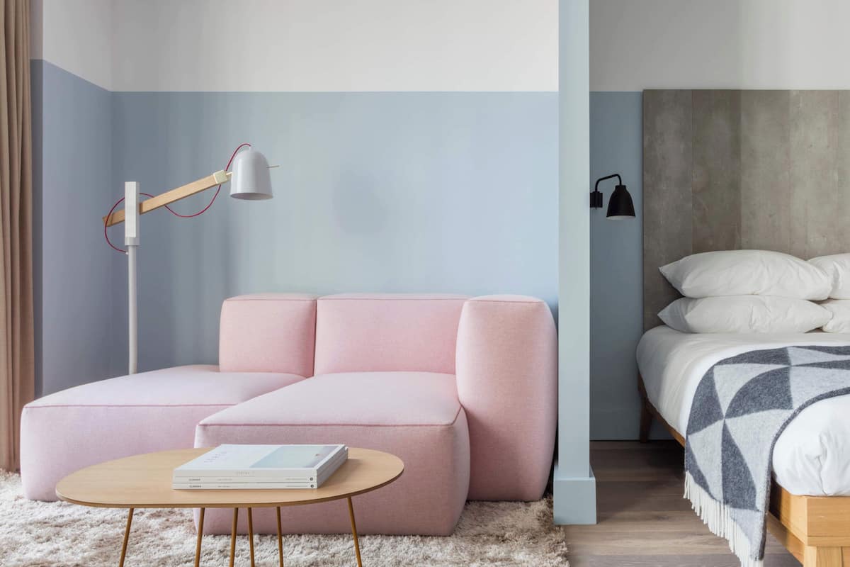 Locke Studio | Premium bedding, in-room safe, desk, laptop workspace