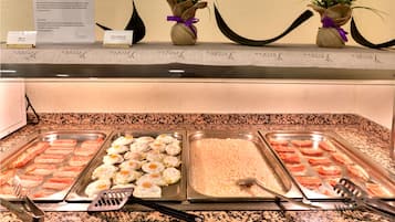 Daily buffet breakfast (EUR 12 per person)