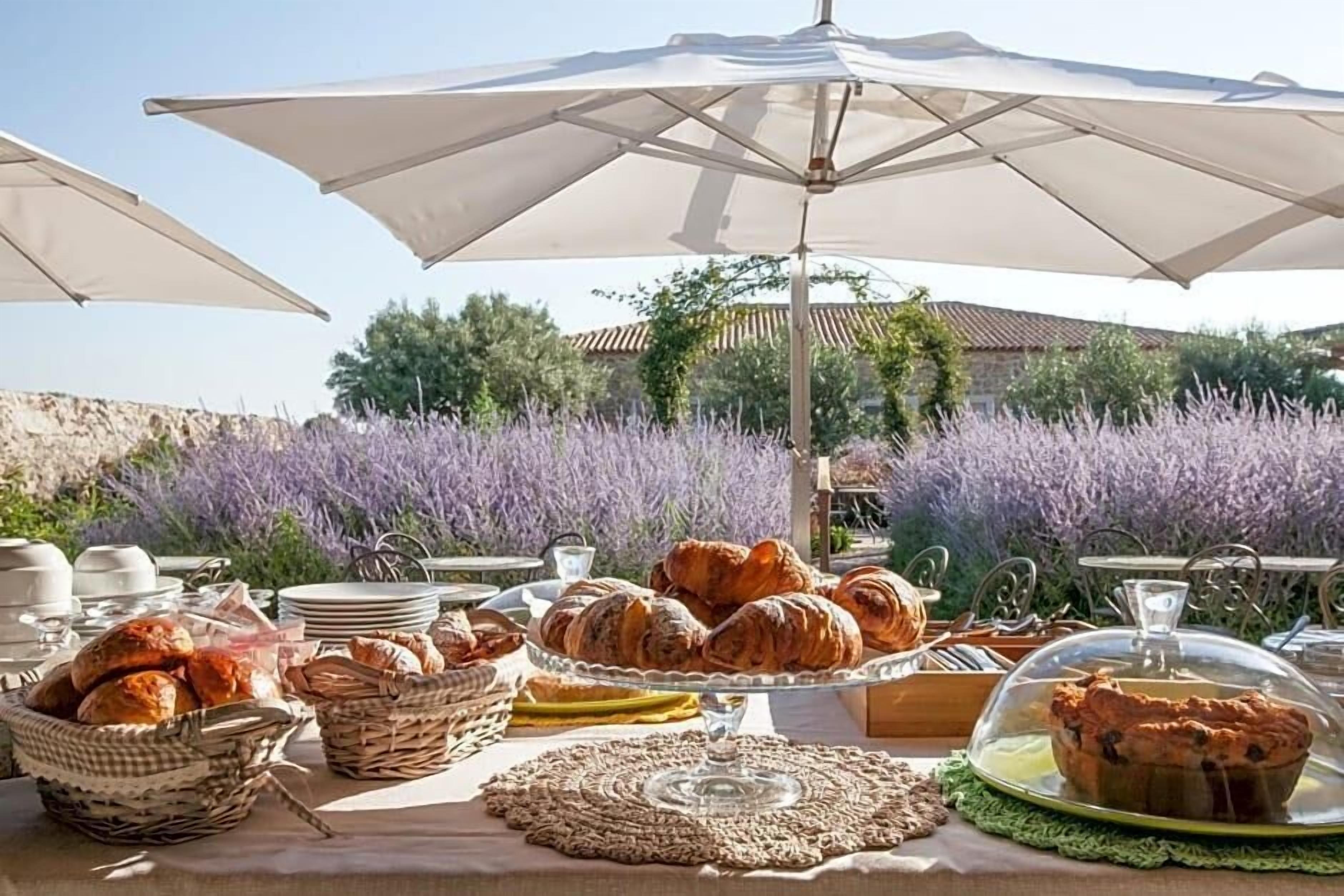 Blick von der Unterkunft